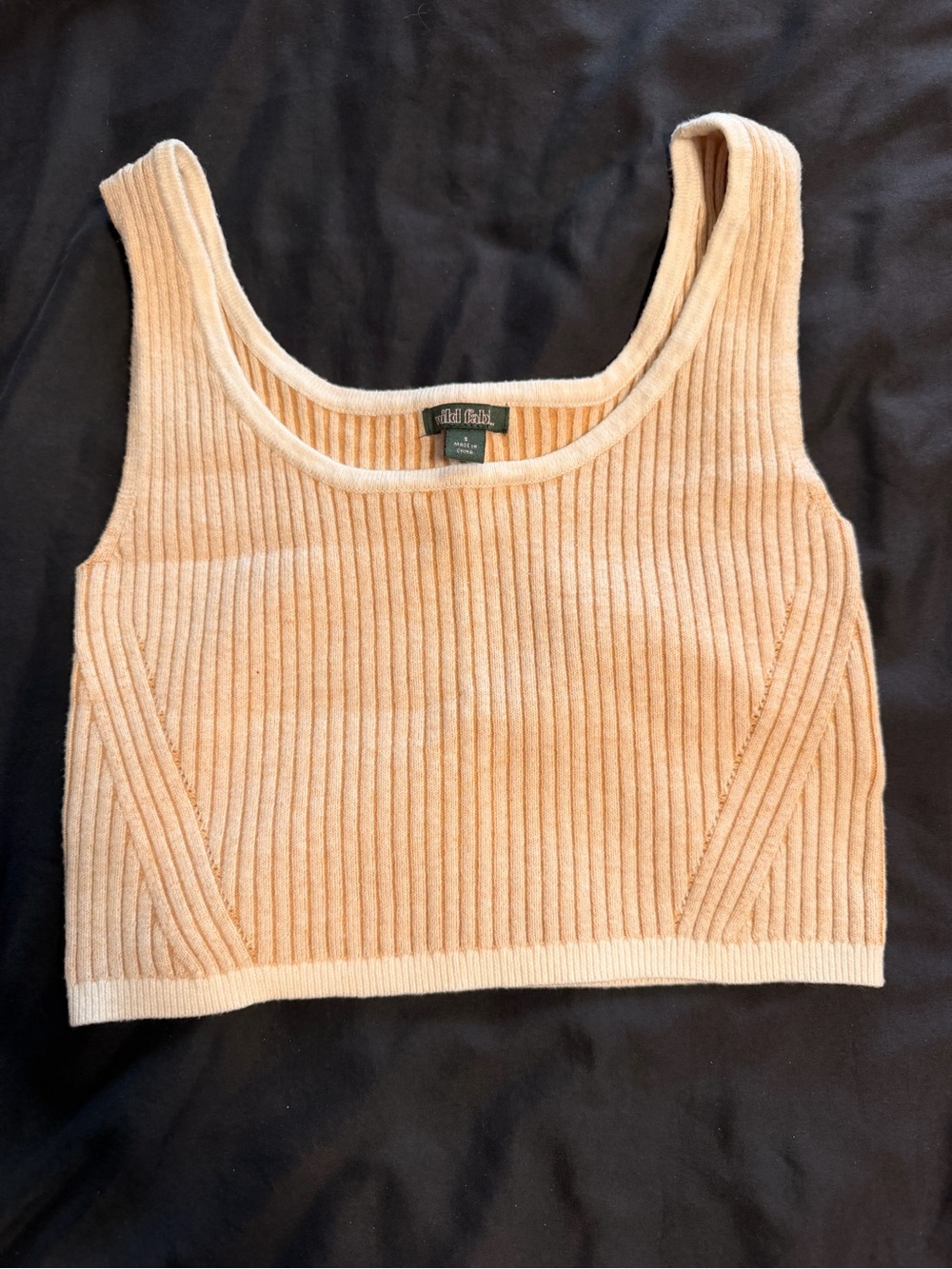 Ribbed Tank Crop Top